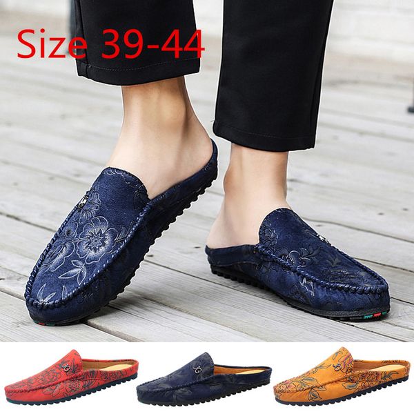 

fashion men carved design slip-on casual shoes size 39-44
