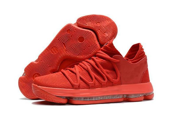 

fashion men zoom kd basketball shoe 2019 new kd 10 oreo be true university red white chrome kevin durant outdoor sneakers