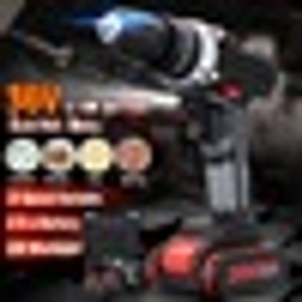 

36v 8800ah li-ion electric impact wrench high torque impact wrench cordless 1/2 batteries 1 charger power tool