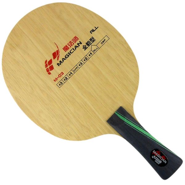 

dhs magician m-03 table tennis blade (shakehand)-fl for pingpong racket