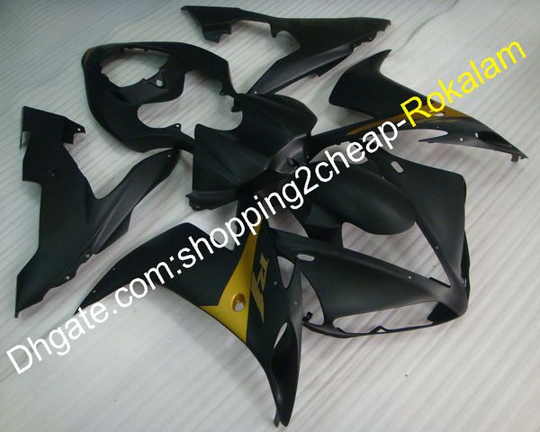 

yzf r1 2004 2005 2006 abs cowlings for yamaha yzf-r1 yzfr1 1000 yzf1000 04 05 06 black motorbike fairing kit (injection molding)