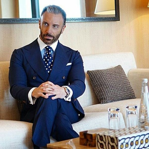 

new fashion navy blue men suits groom wedding tuxedo man blazers jacket double breast groomsmen outfits 2piece slim fit terno masculino, Black;gray