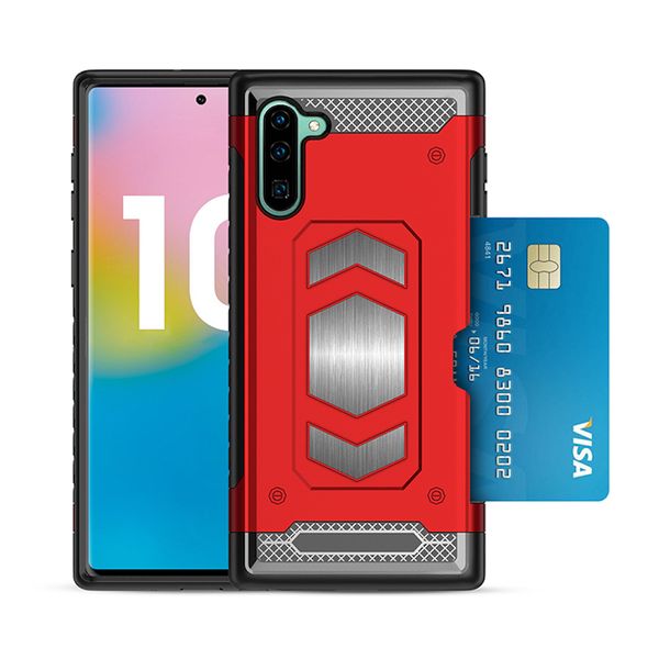 

for samsung galaxy s10 s9 s8 plus note10 plus a10 a20 a40 a70 card slot design with magnetic car mount protective case