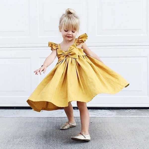 

girls dress baby girl birthday party dresses baby girl designer clothes girls dresses kids designer clothes baby girls lace tulle sling dres, Red;yellow