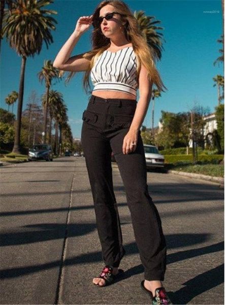 

print unerwear womens designer v neck vest womens camisole tanks summer female casual contrast color floral, Black;white