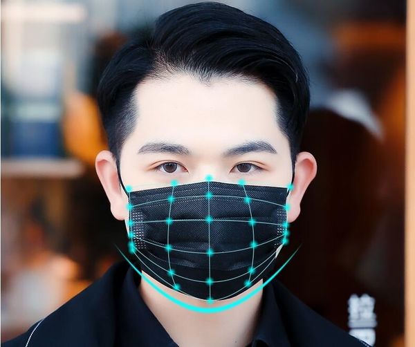 

dhl ship adultren's with breathing valve melting spray cloth black face dust proof cartoon five layer protective mask for 4 qanhh7