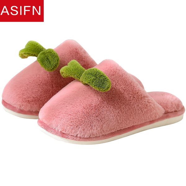 

asifn winter new couple cotton cute women slippers winter female plush student dormitory home indoor warm slipper 2019, Black
