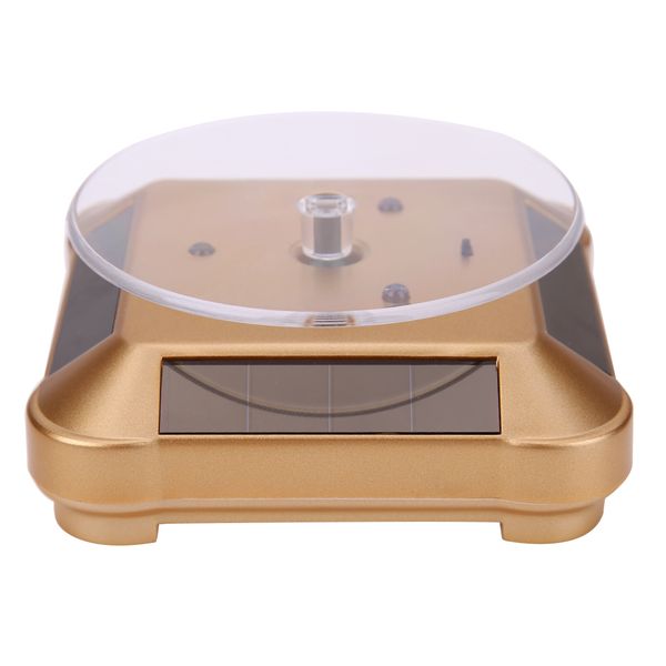 

new watch box solar showcase 360 turntable rotating display stand 038b solar watch display box saat kutusu, Black;blue