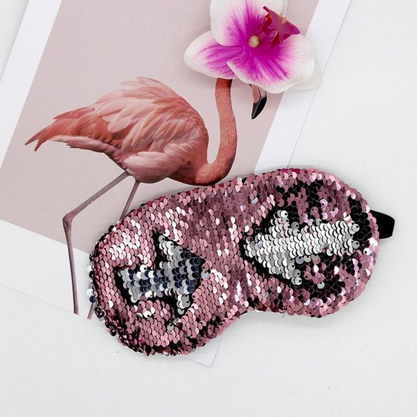 

new brand double color sleeping mask plush eye shade cover blindfold eyeshade suitable for travel home on eyes for sleeping