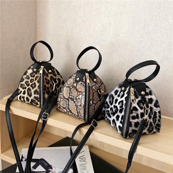 

handbags messenger bags leopard print women'strend large capacity leather shoulder bag messenger bag borse da donna