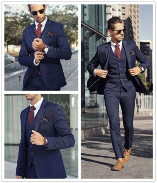 

groomsmen man wedding 3pcs custom made slim fit business mens suits wedding tuxedos formal occasion, White;black