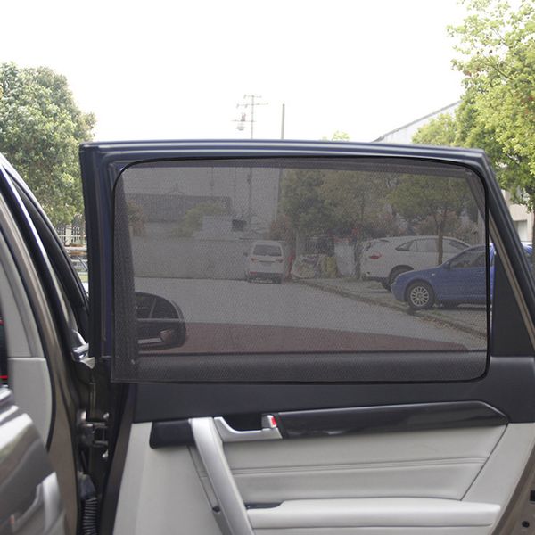 

magnetic mount car side window sunshade sun visor 80x50cm dense mesh blind sun shades universal front rear windows net blinds
