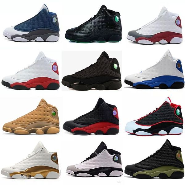

for mens womens basketball shoes 13s 13 bred black white true red hologram he got game discount sports shoe athletic sneakers