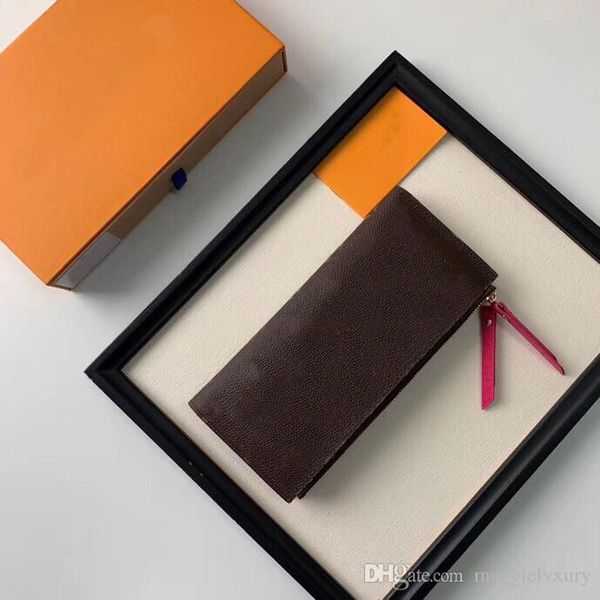 

fashion luxury wallet fold zipper adÃ¨le wallet designer brand women wallets leather handbags purses with box 61269