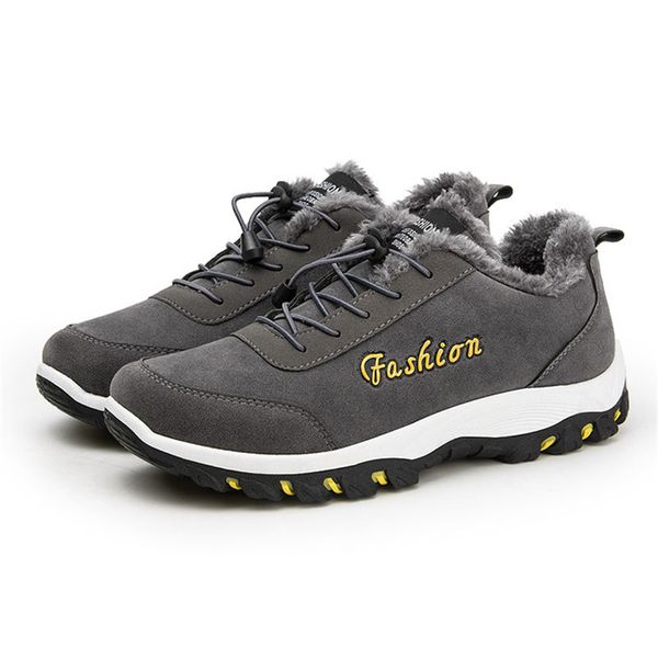 

outdoor climbing shoes for men 2019 winter hiking sneakers warm fashion trekking cotton shoes male
