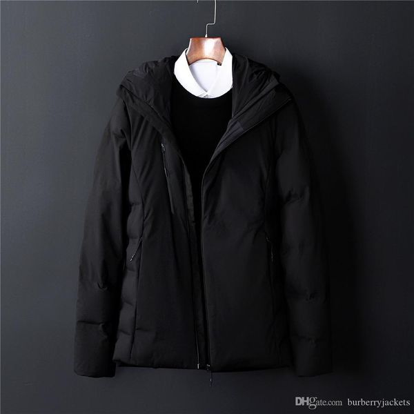 

new style men winter jackets north coats warm down jacket outdoor hooded men's face down parkas 810, Black