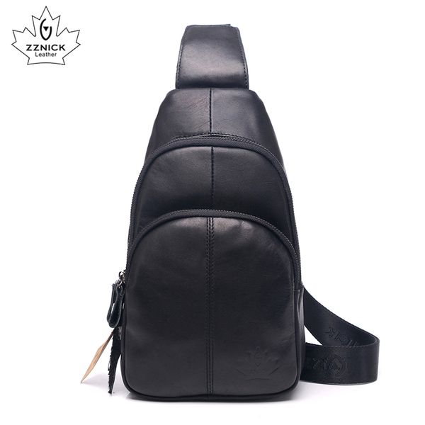 

men's genuine leather bag crossbody bag messenger bags for men shoulder bags fashion flap male luxury shoulder handbag zznick