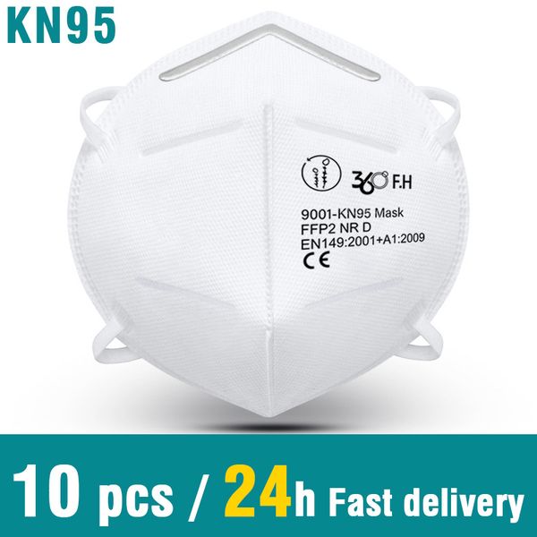 

10pcs n95 ffp2 mask anti fog dust 3 pm2.5 kn95 face dustproof bacterial protective ce certification m kn n 95 masks pm25