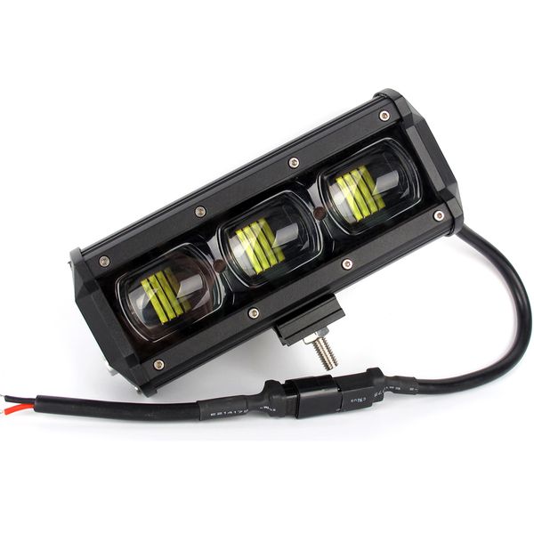 

6d lens off road led light bar single row led barra light for offroad 4wd suv boat truck driving work lights