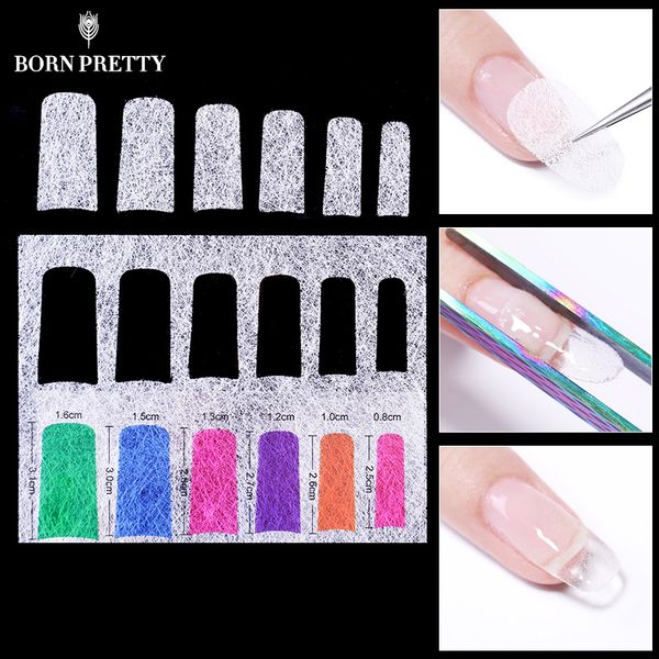 

colorful fiberglass nail extension silks kit quick building gel set tip nail wraps form extension diy art tool kit