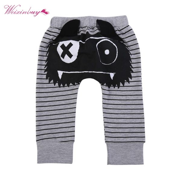 

children cute pants baby boys girls cotton blend harem trousers, Blue