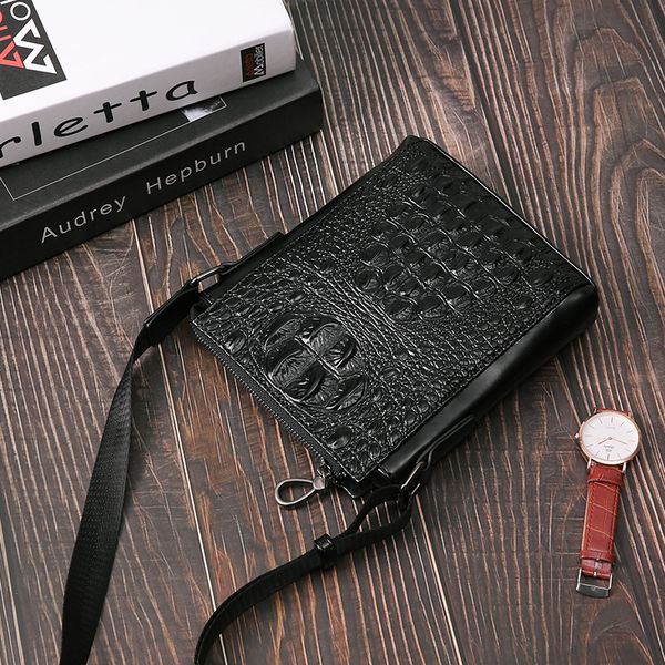 

new trend joker men's bag korean wave shoulder bag crocodile messenger