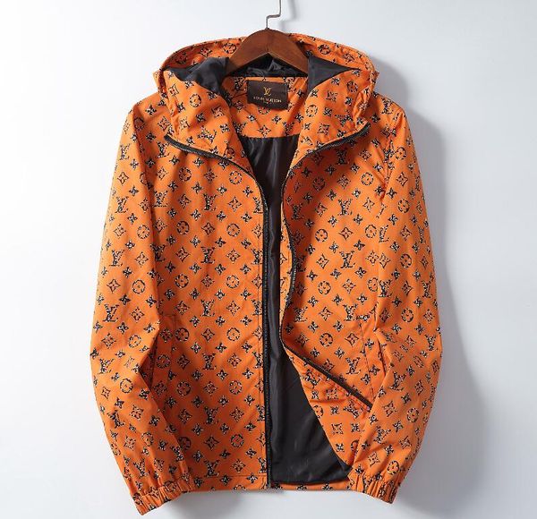 

Новые мужчины куртка пальто Супре новый Louis Vuitton толстовка с капюшоном с длинным рукавом осень Спорт молния ветровка Мужская одежда