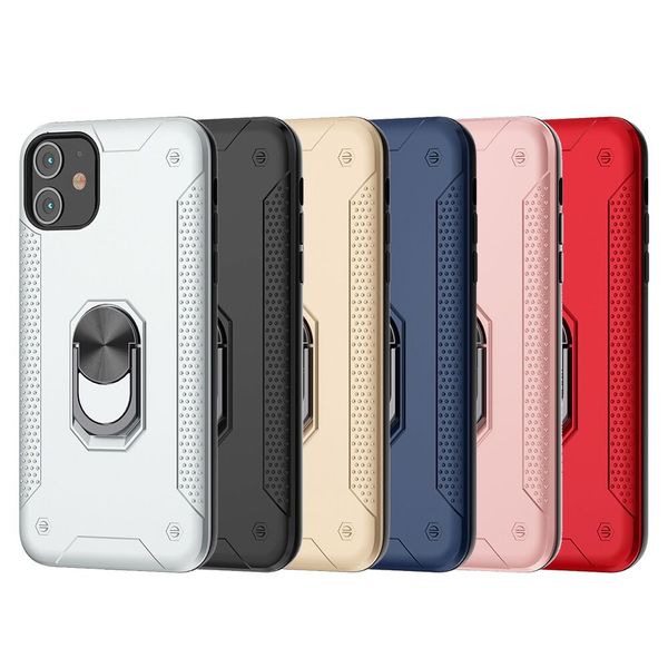 

for iphone 11 pro max 360 degree rotating ring phone case for iphone 11 pro 11 magnetic attraction car mount slim cover d