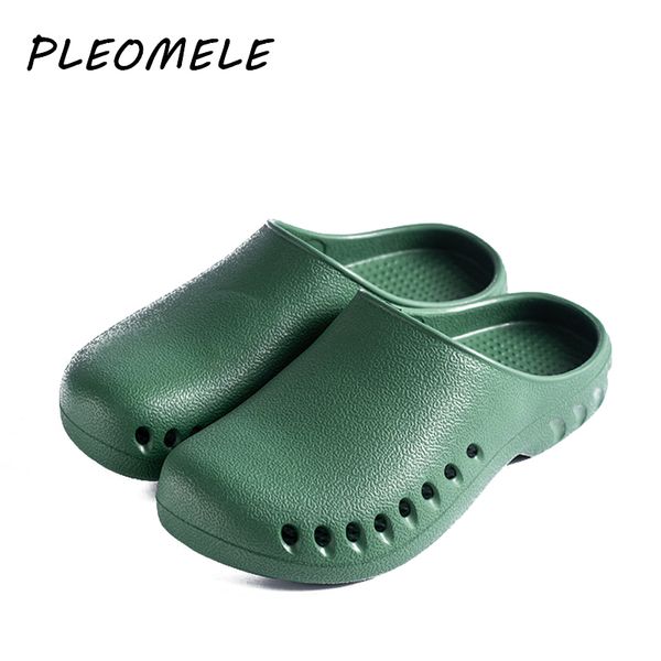 

women slippers breathable medical shoes anti slip hospital doctor slippers operating room shoes surgical work sandals, Black