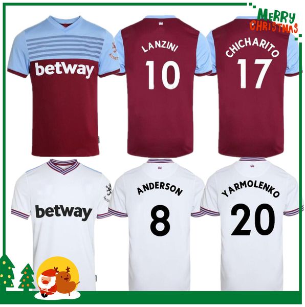 

19 20 soccer jersey United 2019 2020 home away NOBLE CHICHARITO jerseys ANDERSON ARNAUTOVIC Adult football shirt Jersey