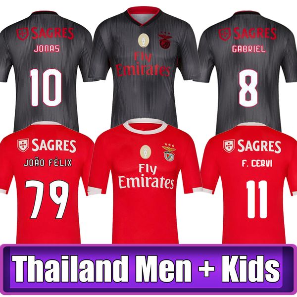 

Thai benfica jona joao felix occer jer ey men kid new pizzi eferovic alvio home away hirt jardel cami a de futebol uniform 19 20