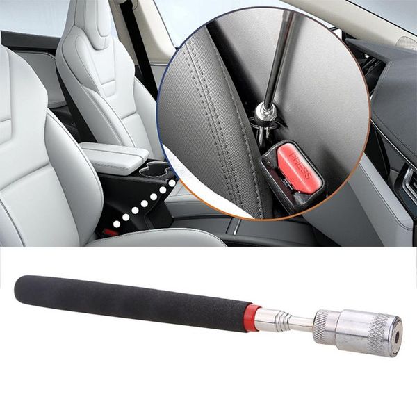

new strong magnetic pickup suction rod extension rod with lights magnetic metal screw parts magnet pick up tool