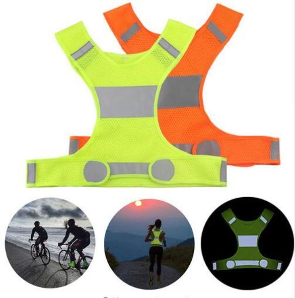 

Vi ibility reflective ve t outdoor afety ve t cycling ve t working night running port outdoor clothe home clothing mma1218 200pc