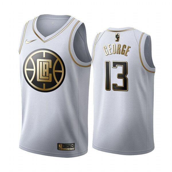 

38 jerseys basketball jerseys sports wears s-xxl vest #13 george white gold stitched mens basketball jerseys, Gray