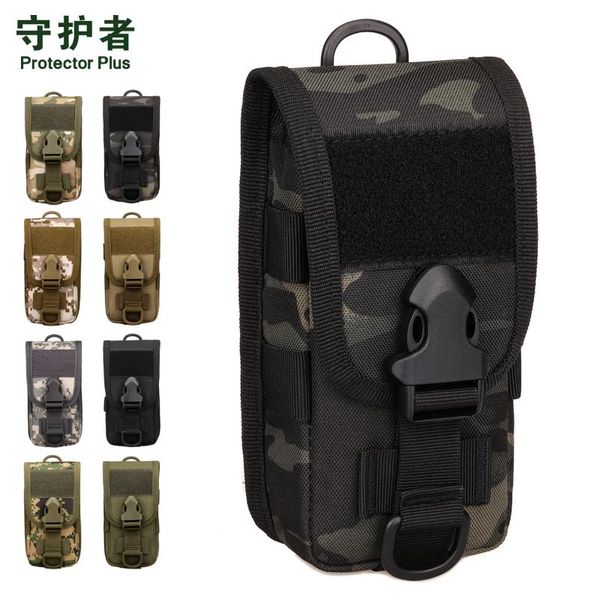 

5.8 inch mobile phone bag full cover / tactical tool molle utility pouch waist pack outdoor small messenger bags a5458