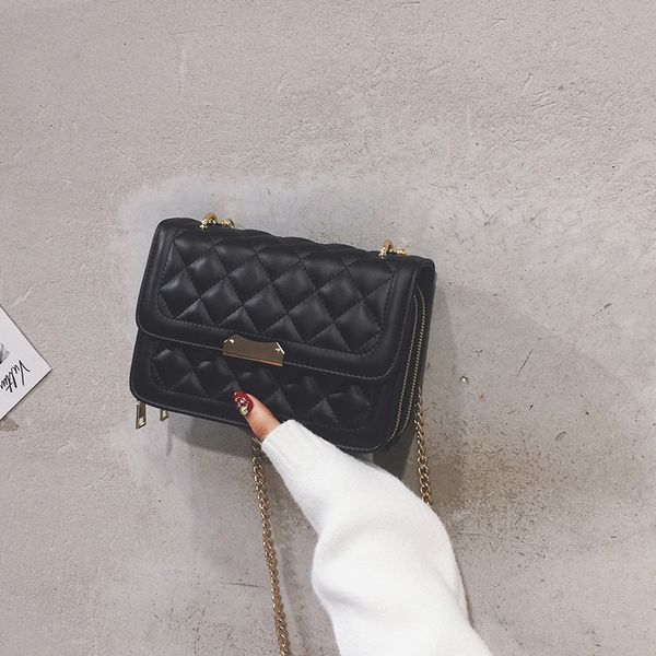 

chic малого ck женщина пакет алмазного lattice цепь пакет телефон card mobile 2019 western style старшего feel satchel luxury сумка сумка