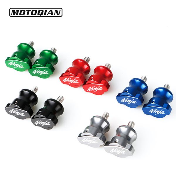 

для ninja 250r / 300r / 400r / 500 / 650r / 750r мотоцикл 8мм подставка винты swingarm ползунки бобин винты подставки аксессуары