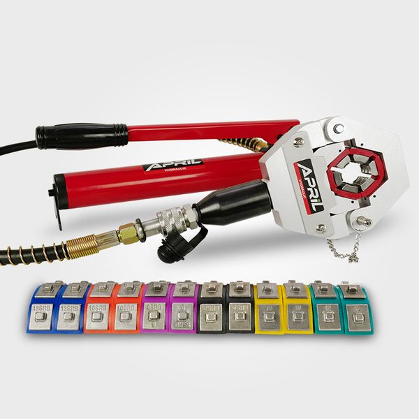 

russian warehouse auto a/c hose hydra-crimper for repair air conditioner pipes manual hydraulic hose crimping tool apr-7842b