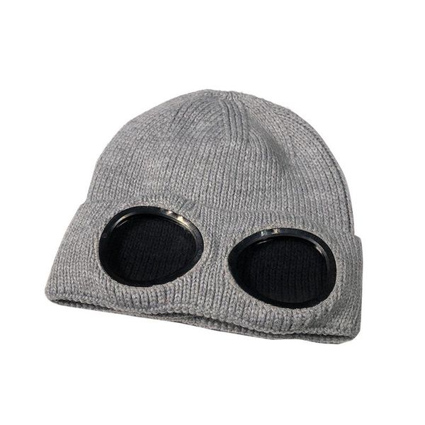 

autumn and winter plus velvet thick knit hat korean version of outdoor warm hip hop glasses cap personality keep warm