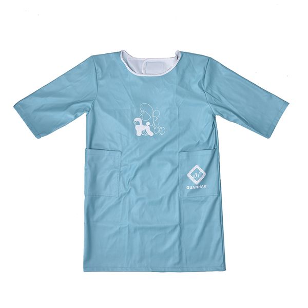 

medium sleeve pet apron beauty gown pet grooming beautician smock waterproof clothing store aprons beauty robe dress