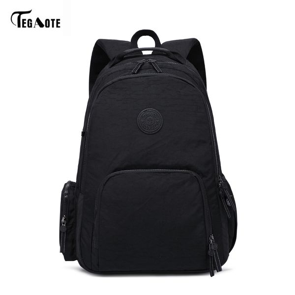 

tegaote fashion women backpack youth nylon backpacks for teenage girls female school shoulder bag bagpack mochila