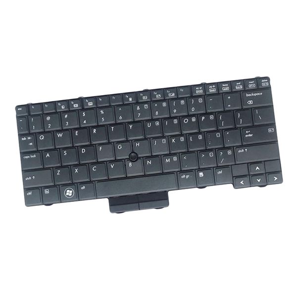 

standard us english layout keyboard black frame for elitebook 2540p