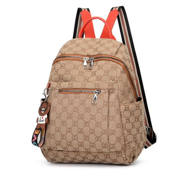 

fashion anti-theft women's backpack oxford cloth waterproof leisure school bag portable travel shoulder bag