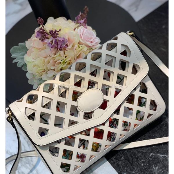 

2019 brand fashion designer woman messenger bags wallets hollow out design spring summer new style ladiy belt genuine leather handbags
