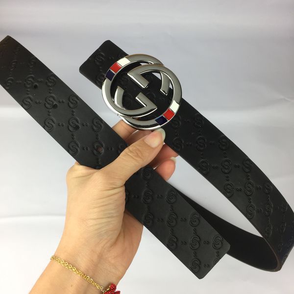 

de new fashion мужские бизнес ремни змея черный и зеленый ceinture автоматическая пряжка пояса из натуральной кожи для мужчин поясные ремни, Black;brown