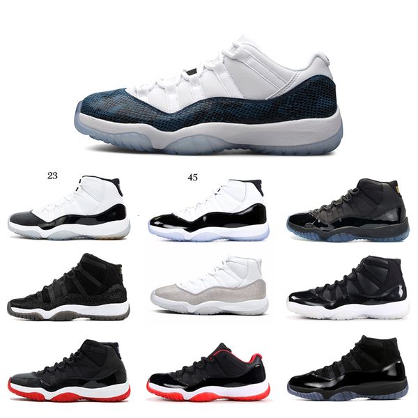 

2020 11 men basketball shoes 11s snakeskin cap and gown concord orange trance bred women mens trainer sports sneakers 5.5-13