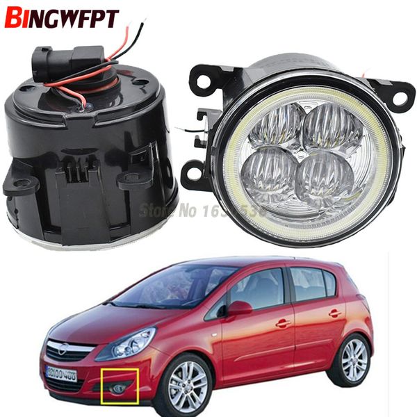 

2x супер яркие глаза ангела белый синий светодиодный противотуманный фонарь для coa d хэтчбек 2007-2015