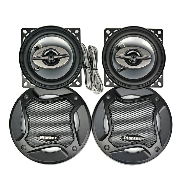 

2pcs 4inch audio portable speakers 4ohm 250w 2 ways car coaxial speakers music stereo auto vehicle dome midrange and tweeter
