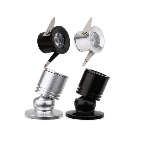 Mini Spot Işık İç Mekan Downlights Yüzeye Monte Işık 360 ﾰ Döner Mücevher Dolabı Lambası Spot Işığı Gösteri Kutusu Curio Display Case Işık Altında Led