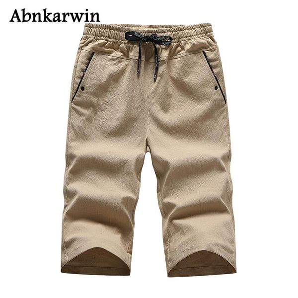 

высокое качество мужские летние осенние шорты длиной до колен повседневные хлопковые твердые шорты для бега трусцой slim fit 5 цветов плюс р, White;black